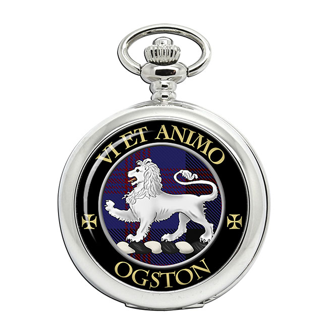 Ogston Scottish Clan Crest Pocket Watch