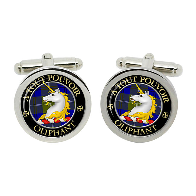 Oliphant Scottish Clan Crest Cufflinks