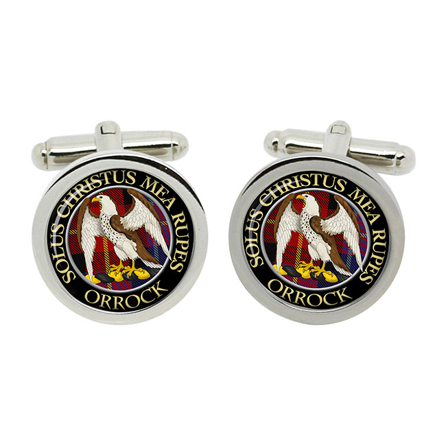 Orrock Scottish Clan Crest Cufflinks