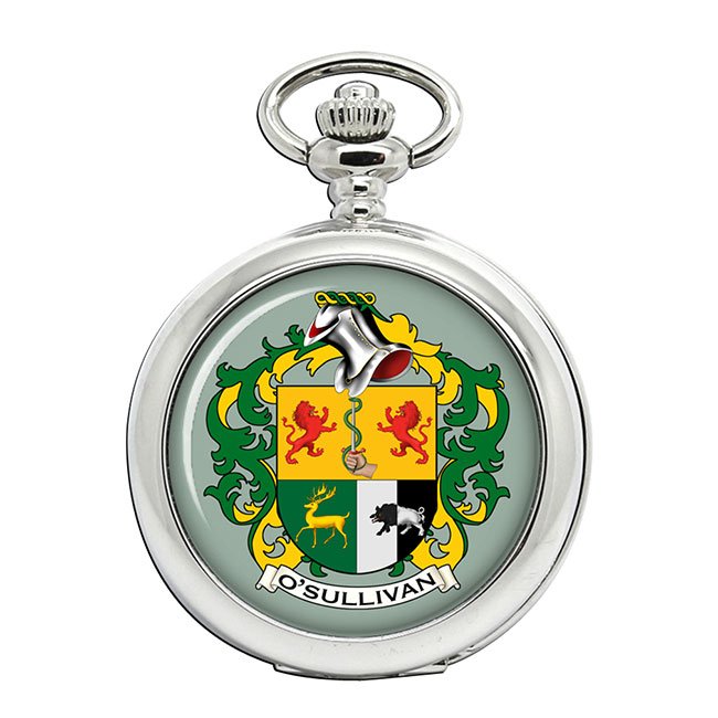 O'Sullivan (Ireland) Coat of Arms Pocket Watch