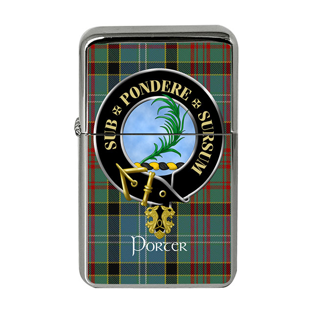 Porter Scottish Clan Crest Flip Top Lighter