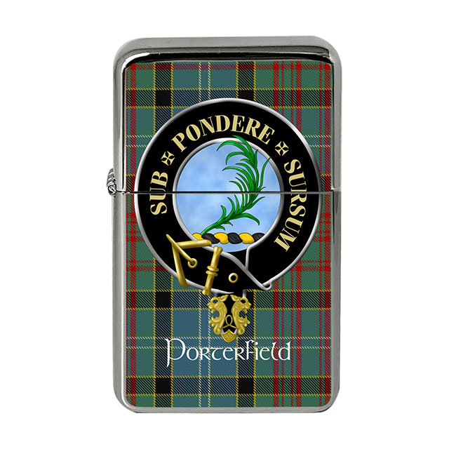 Porterfield Scottish Clan Crest Flip Top Lighter