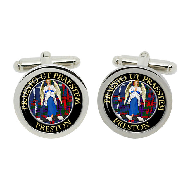 Preston Scottish Clan Crest Cufflinks