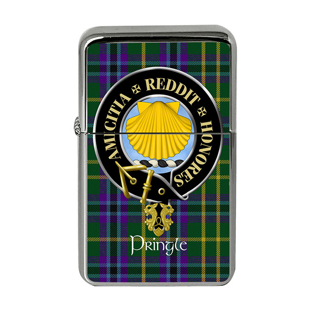 Pringle Scottish Clan Crest Flip Top Lighter Family Crests