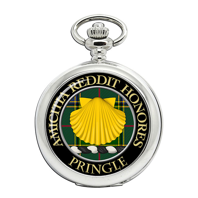 Pringle Scottish Clan Crest Pocket Watch