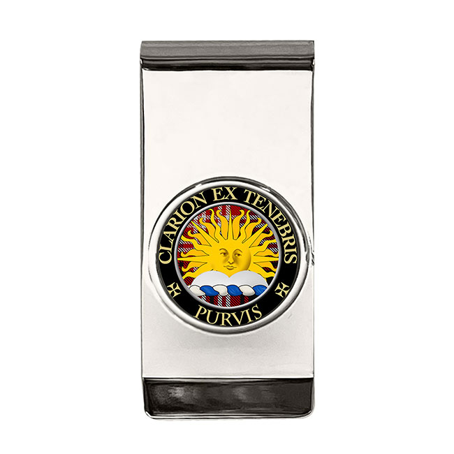 Purvis Scottish Clan Crest Money Clip