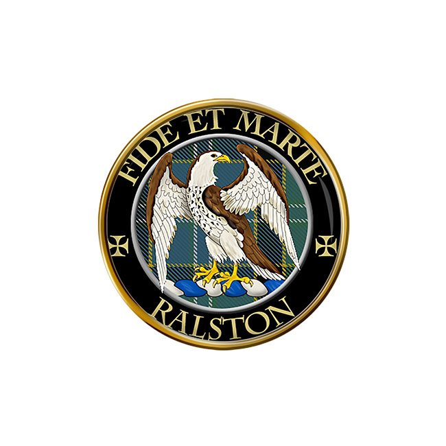 Ralston Scottish Clan Crest Pin Badge
