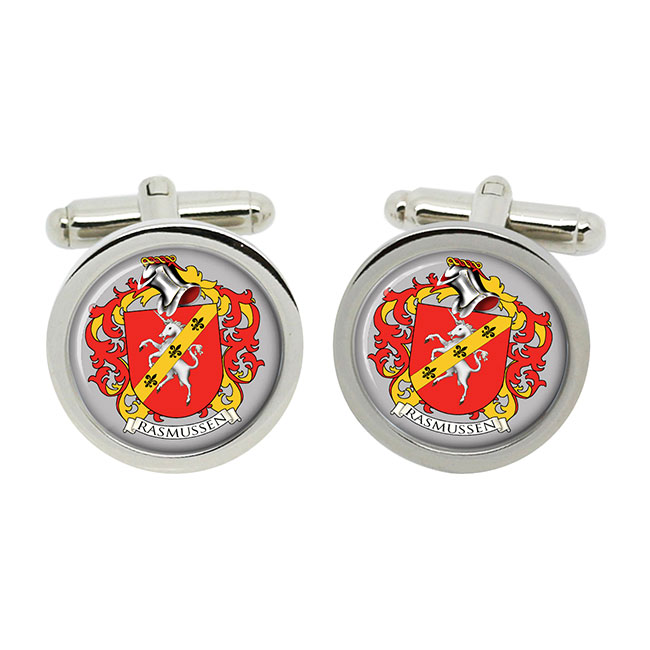 Rasmussen (Denmark) Coat of Arms Cufflinks