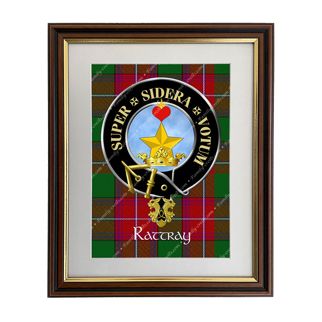 Rattray Scottish Clan Crest Framed Print
