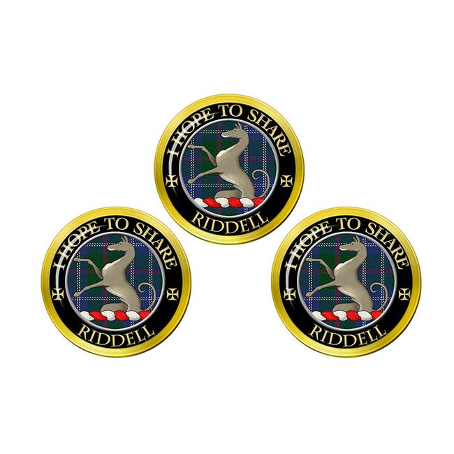 Riddell Scottish Clan Crest Golf Ball Markers