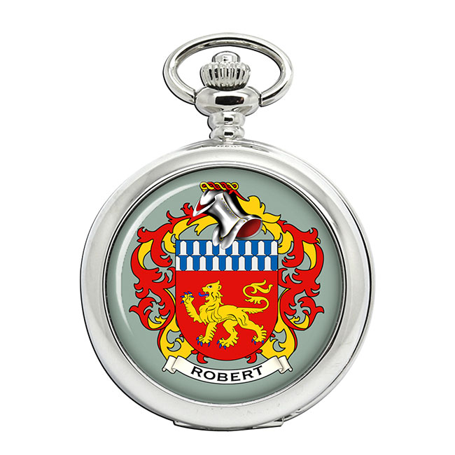 Robert (France) Coat of Arms Pocket Watch