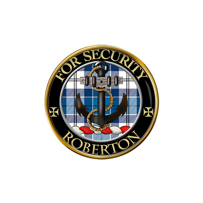Roberton Scottish Clan Crest Pin Badge