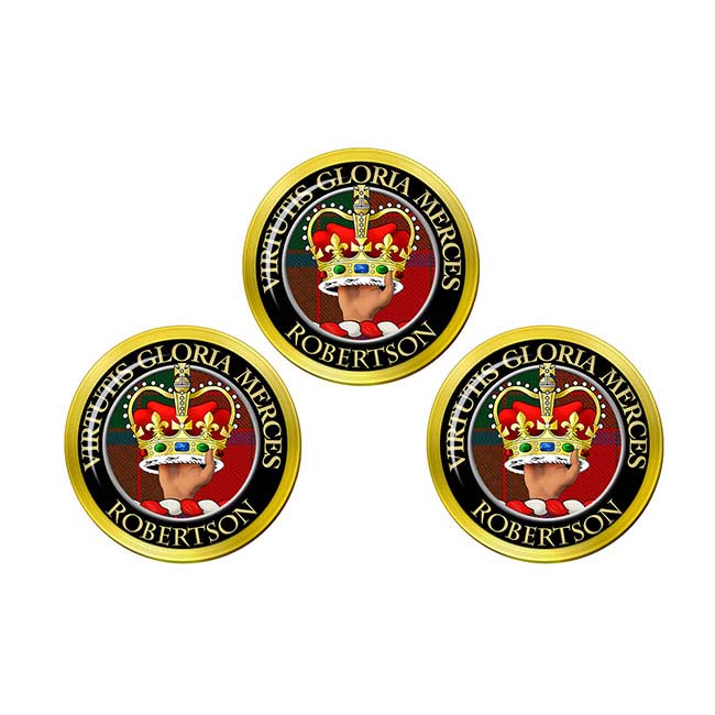 Robertson Scottish Clan Crest Golf Ball Markers