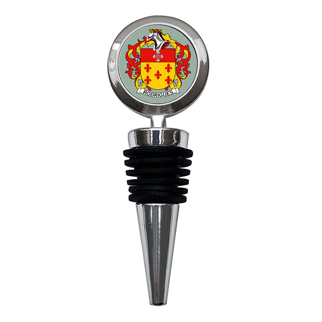 Rodrigues (Portugal) Coat of Arms Bottle Stopper