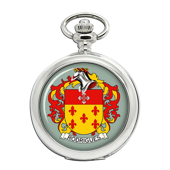 Rodrigues (Portugal) Coat of Arms Pocket Watch