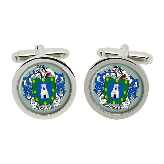 Rodriguez (Spain) Coat of Arms Cufflinks