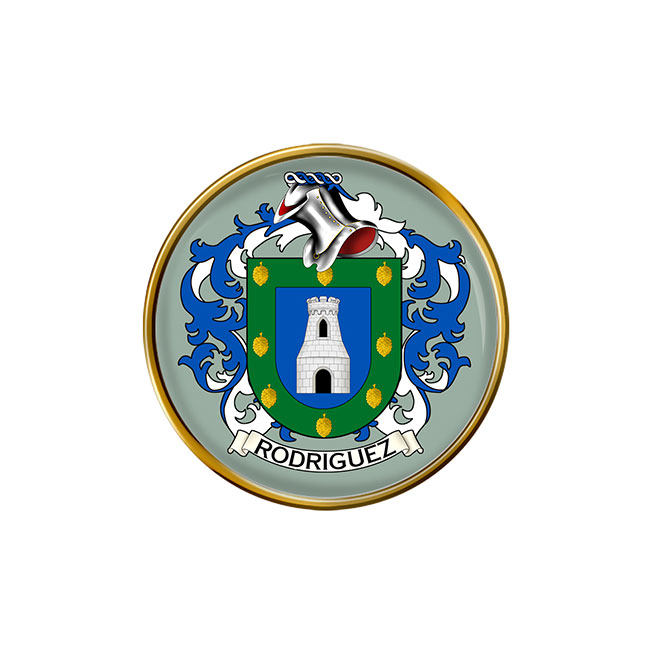 Rodriguez (Spain) Coat of Arms Pin Badge