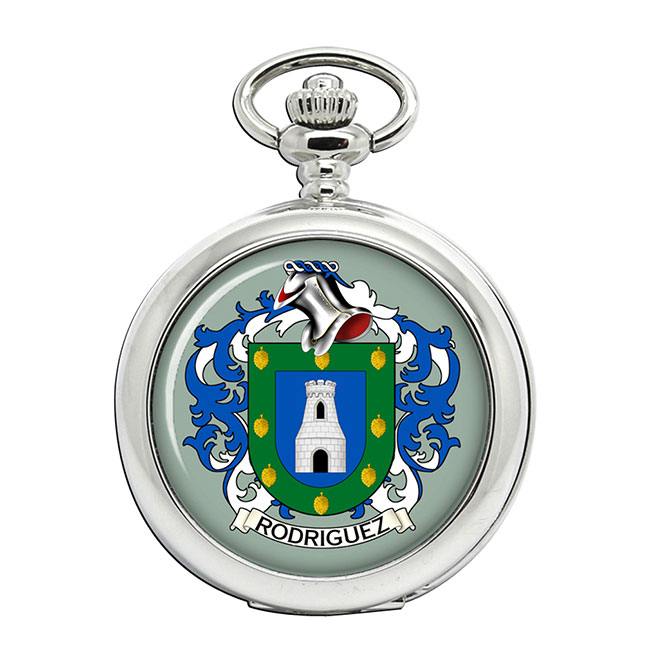 Rodriguez (Spain) Coat of Arms Pocket Watch