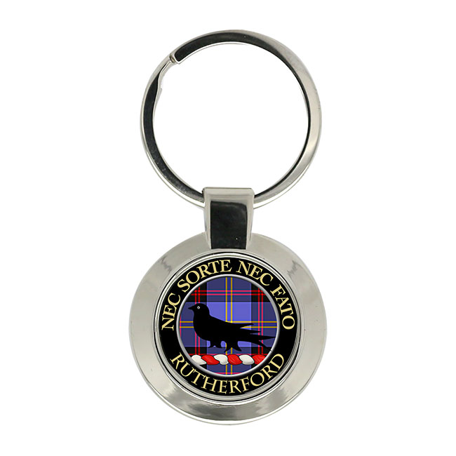 Rutherford Scottish Clan Crest Key Ring