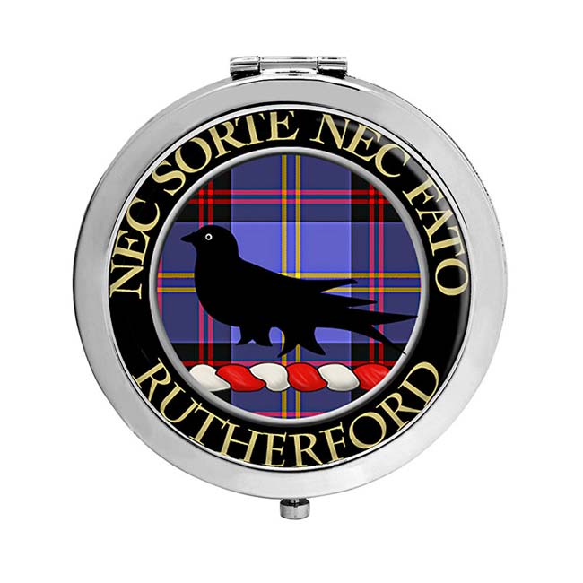 Rutherford Scottish Clan Crest Compact Mirror