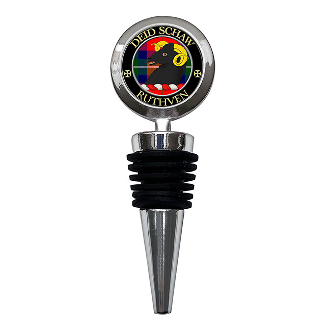 Ruthven Scottish Clan Crest Bottle Stopper