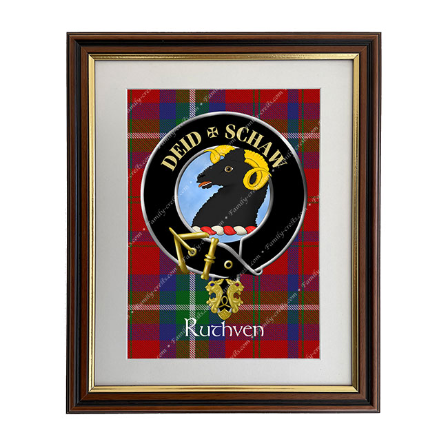 Ruthven Scottish Clan Crest Framed Print