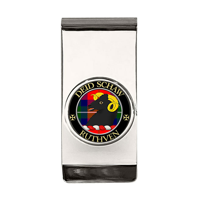 Ruthven Scottish Clan Crest Money Clip