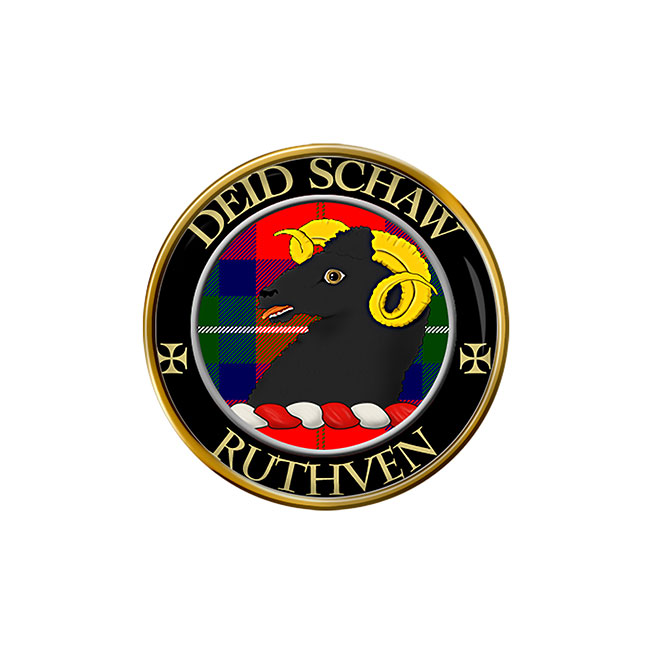 Ruthven Scottish Clan Crest Pin Badge