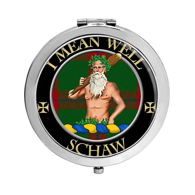 Schaw Scottish Clan Crest Compact Mirror