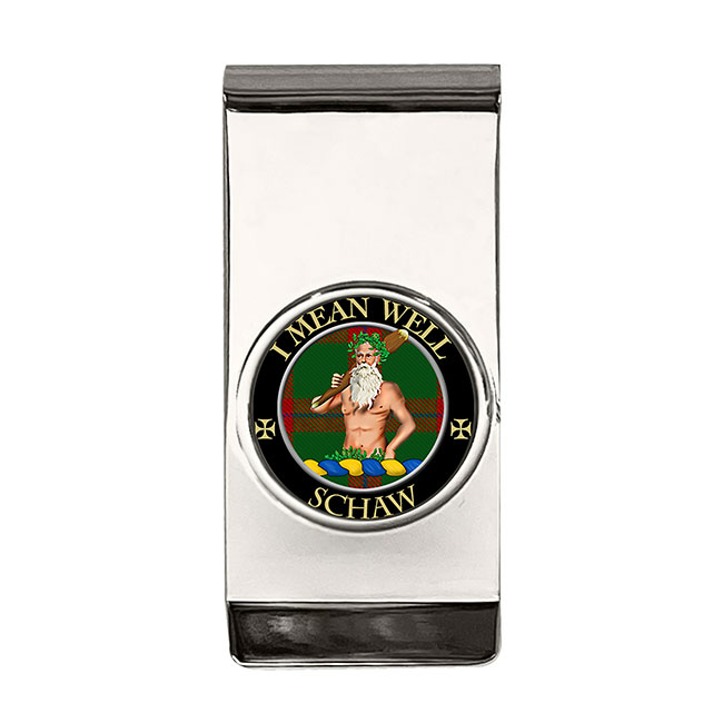 Schaw Scottish Clan Crest Money Clip