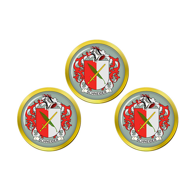 Schneider (Germany) Coat of Arms Golf Ball Markers