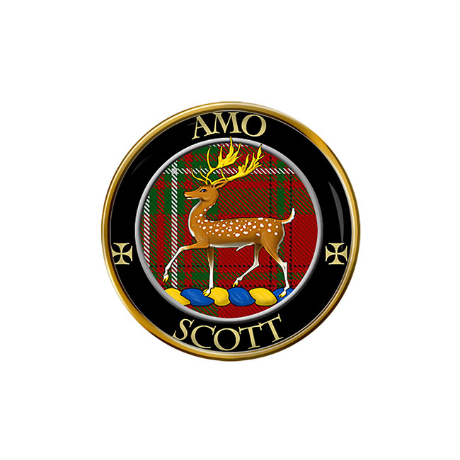 Scott Scottish Clan Crest Pin Badge