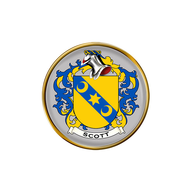 Scott (Scotland) Coat of Arms Pin Badge