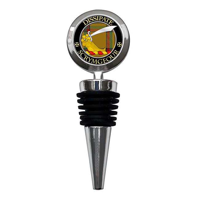 Scrymgeour Scottish Clan Crest Bottle Stopper