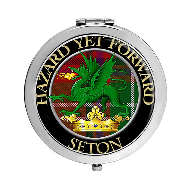 Seton Scottish Clan Crest Compact Mirror