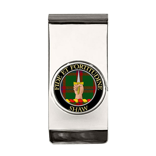 Shaw Scottish Clan Crest Money Clip