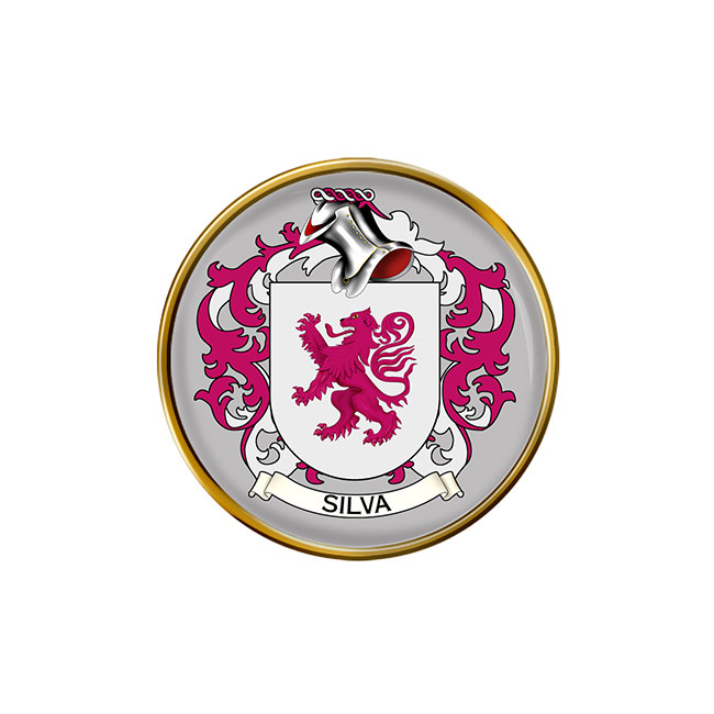 Silva (Portugal) Coat of Arms Pin Badge