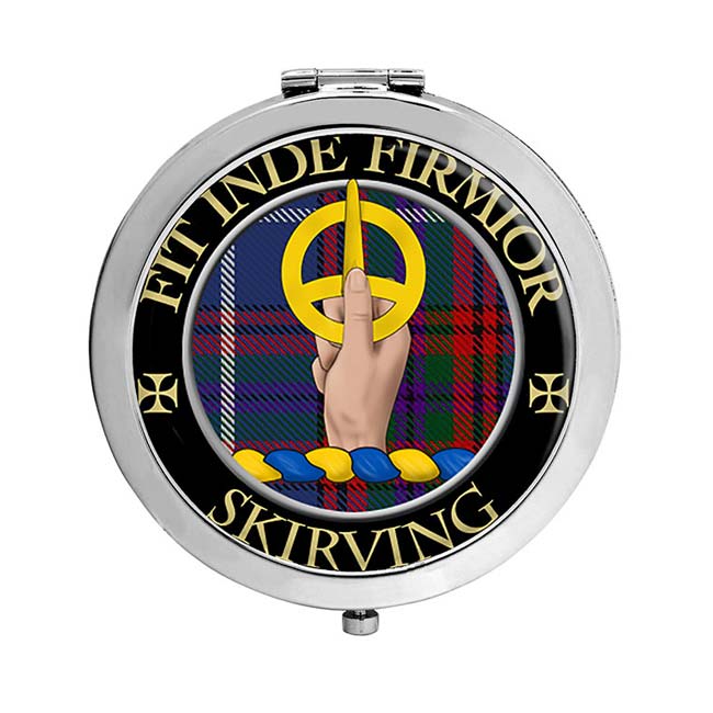 Skirving Scottish Clan Crest Compact Mirror