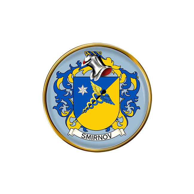 Smirnov (Russia) Coat of Arms Pin Badge