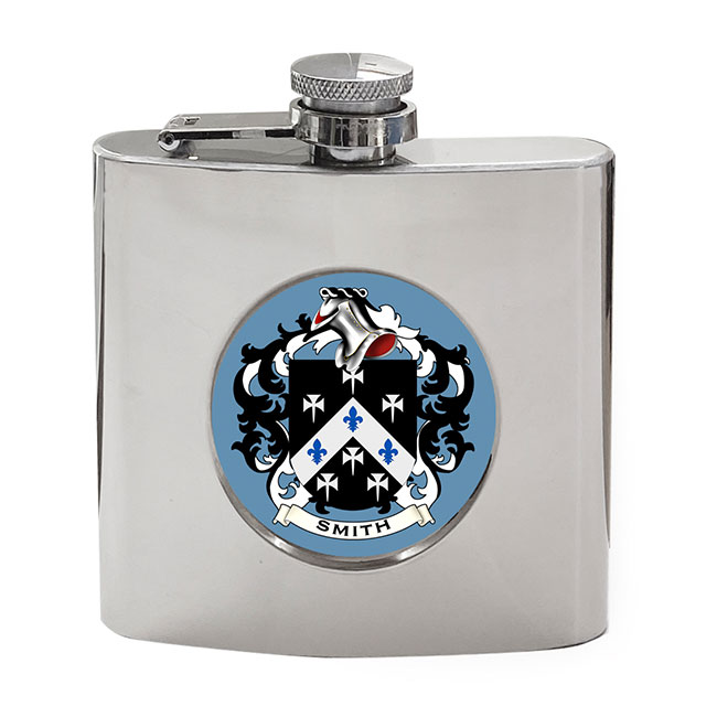 Smith (England) Coat of Arms Hip Flask