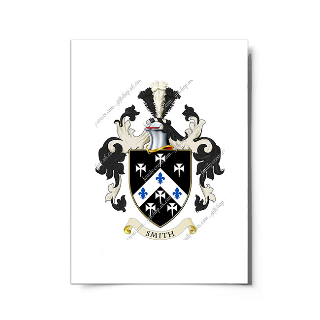 Smith (England) Coat of Arms Print
