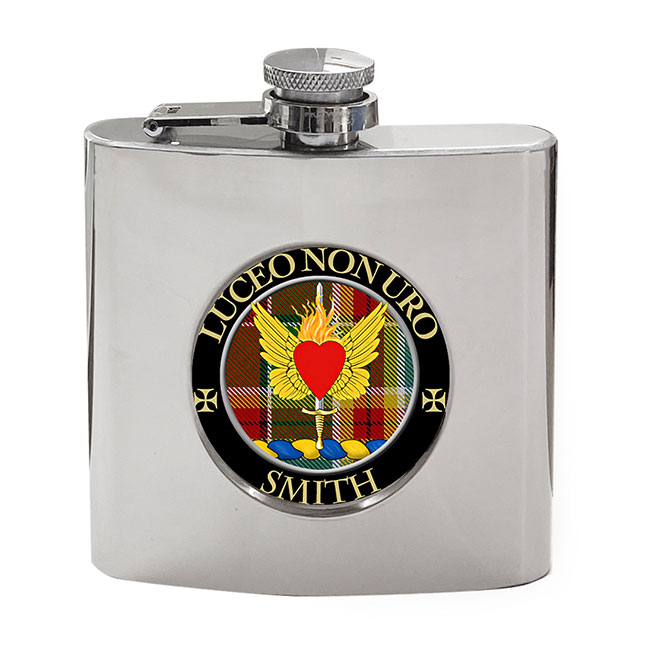 Smith Scottish Clan Crest Hip Flask