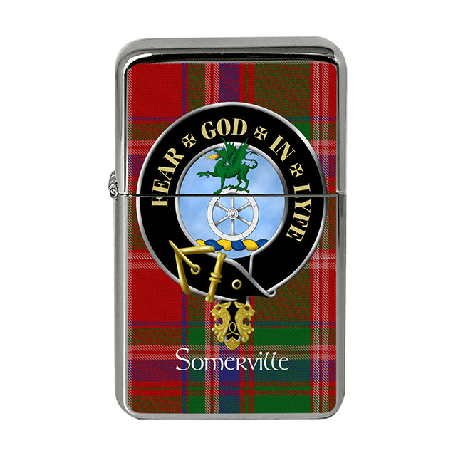 Somerville Scottish Clan Crest Flip Top Lighter