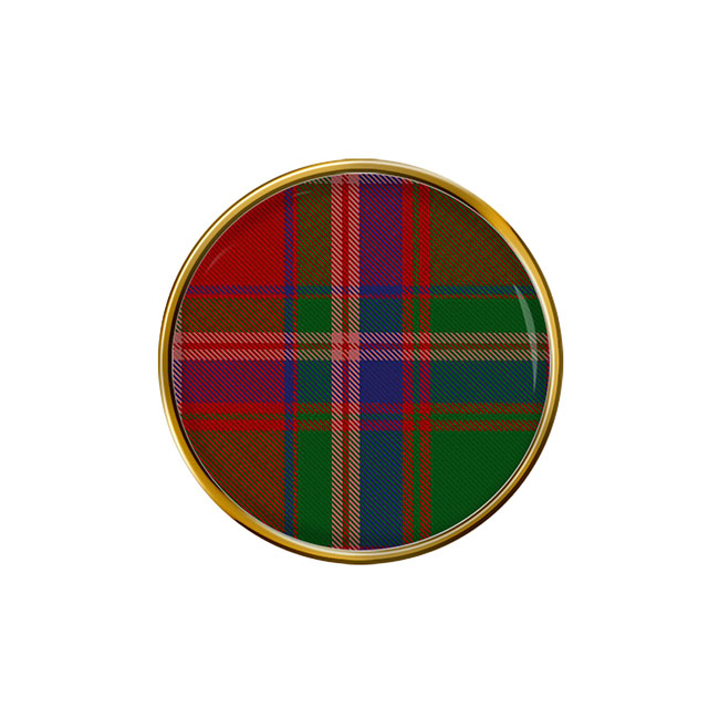 Somerville Scottish Tartan Pin Badge