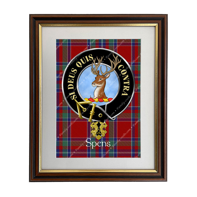 Spens Scottish Clan Crest Framed Print