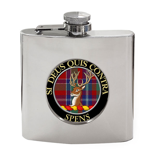 Spens Scottish Clan Crest Hip Flask