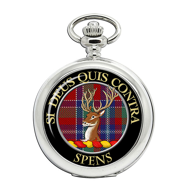 Spens Scottish Clan Crest Pocket Watch