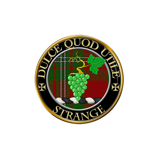Strange Scottish Clan Crest Pin Badge