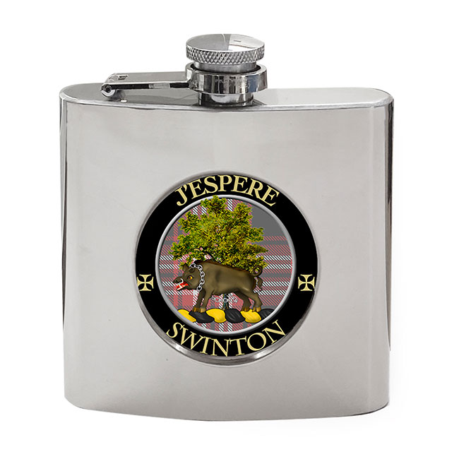 Swinton Scottish Clan Crest Hip Flask