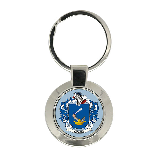Szabó (Hungary) Coat of Arms Key Ring
